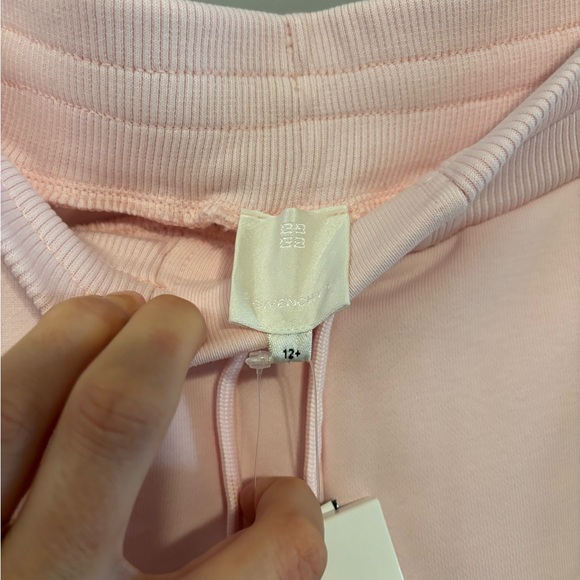 Givenchy Kids' 4G Logo Fleece Joggers in Marshmallow size 12 plus - Picture 10 of 12